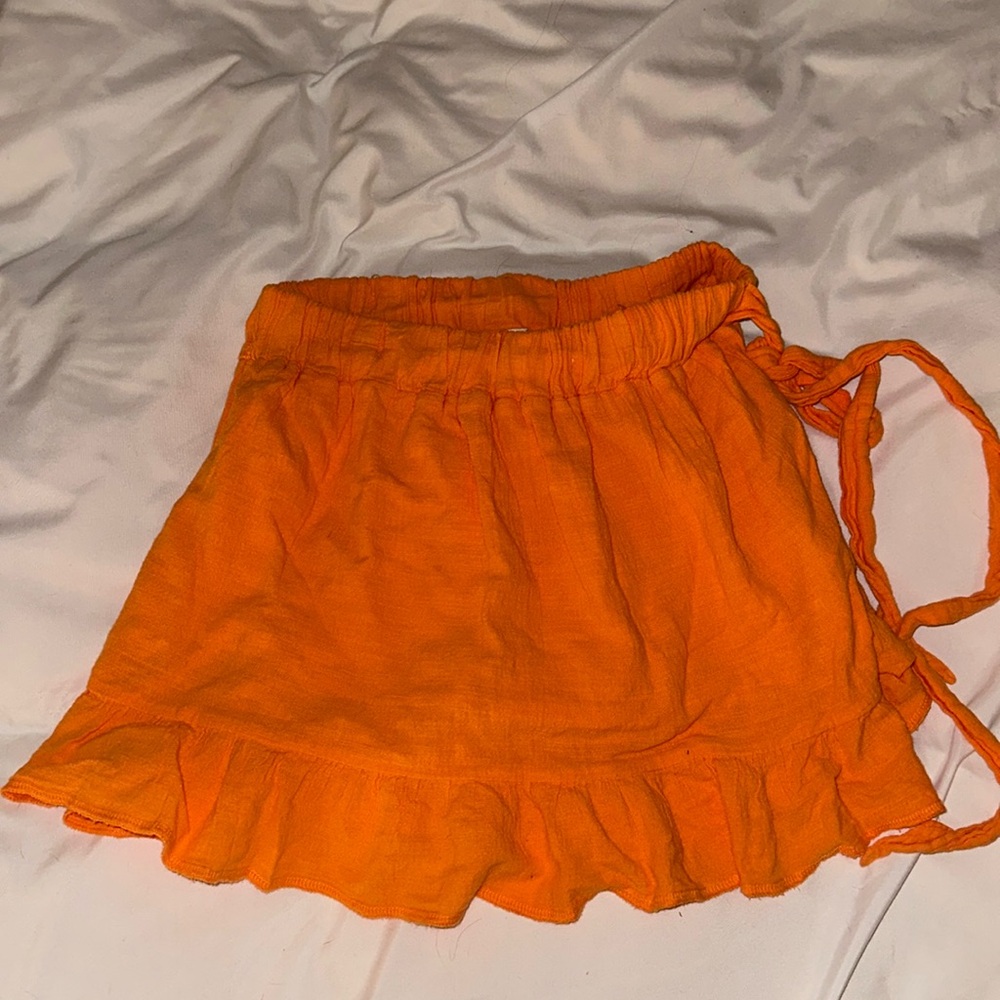 Orange Blanco by Nature Skort Size Large